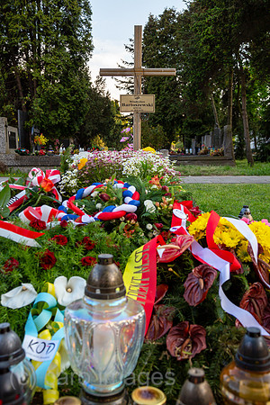 Polen, Warschau - auf dem Powazki Militaerfriedhof (Cmentarz Wojskowy)