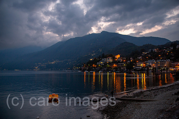 Schweiz, Ascona - Strand am Lago Maggiore