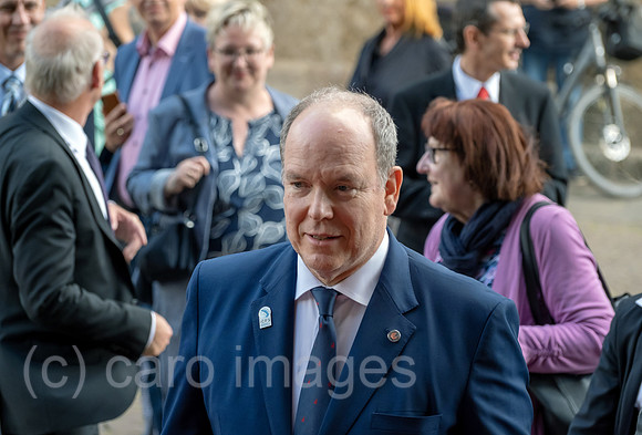 Deutschland, Bremen - Fuerst Albert II. von Monaco zu Besuch anlaesslich der 15. Weltkorallenriffkonferenz (ICRS)