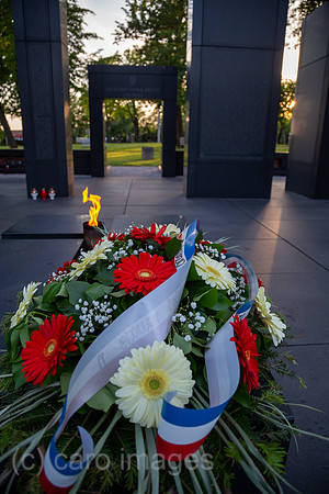 Kroatien, Zagreb - Mahnmal fuer kroatische Gefallene der Jugoslawienkriege in den 1990er Jahren, multikonfessioneller Zentralfriedhof Mirogoj