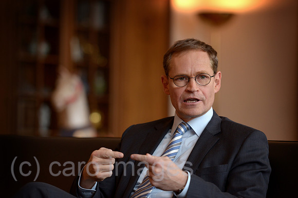 Berlin, Deutschland - Buergermeister Michael Mueller