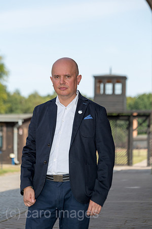 Polen, Pommern, KZ-Gedenkstaette Museum Stutthof, Direktor Piotr Tarnowski