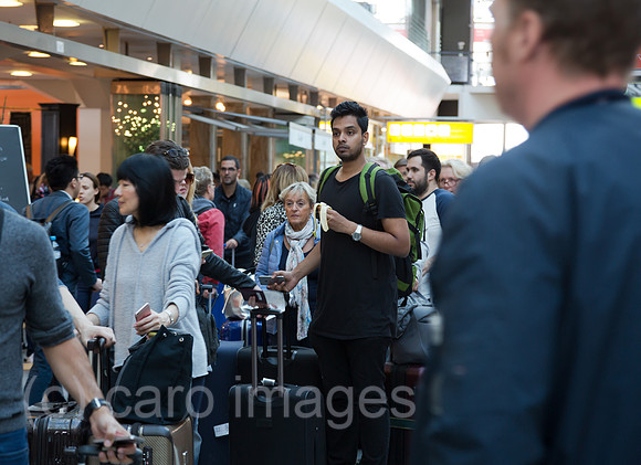Berlin, Deutschland - Innenraum Flughafen Berlin Tegel