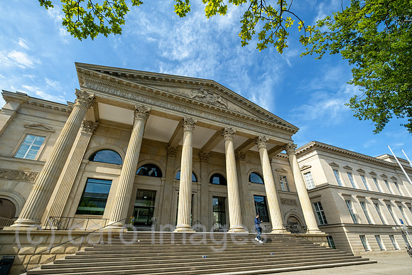 Deutschland, Hannover - Niedersaechsischer Landtag, Haupteingang