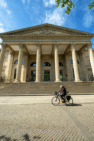 Deutschland, Hannover - Niedersaechsischer Landtag, Haupteingang