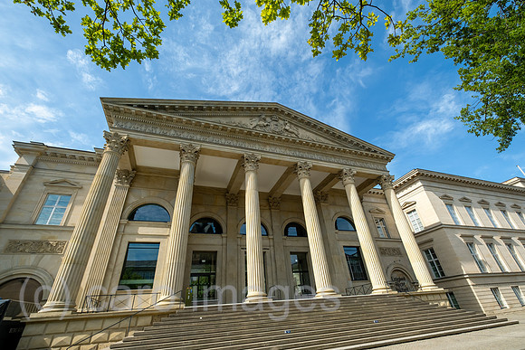 Deutschland, Hannover - Niedersaechsischer Landtag, Haupteingang