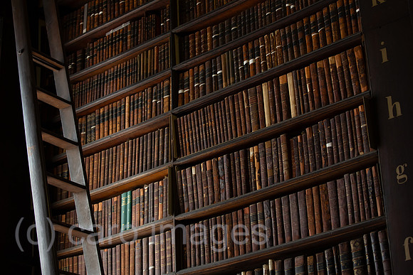 Republik Irland, Dublin - Buecherregale, The Long Room (1732), Old Library des Trinity College 1592