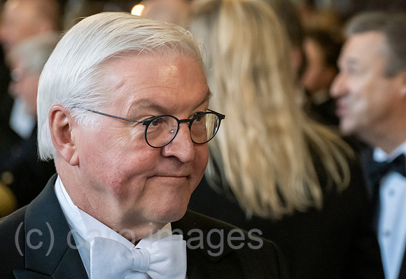 Deutschland, Bremen - 480. Schaffermahlzeit (Spendensammlung fuer Seeleute und Angehoerige, Stiftung Haus Seefahrt) im Bremer Rathaus, Ehrengast Bundespraesident Frank-Walter Steinmeier, Obere Rathau