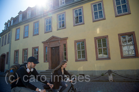 Deutschland, Weimar - Goethe Nationalmuseum, Goethes Wohnhaus und staendige Ausstellung LEBENSFLUTEN - TATENSTURM in der Altstadt