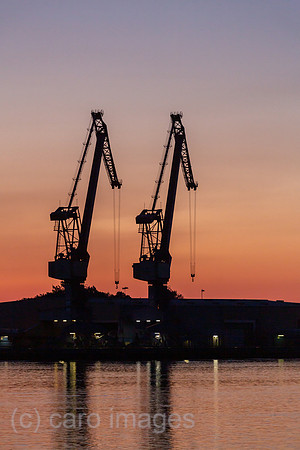 Deutschland, Brake - J. MUELLER Aktiengesellschaft, Spezialspedition mit eigenem Hafen an der Unterweser