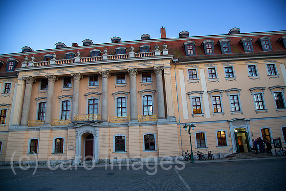 Deutschland, Weimar - Hauptgebaeude (1770) der Hochschule fuer Musik FRANZ LISZT Weimar am Platz der Demokratie