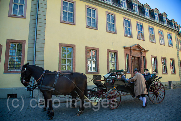 Deutschland, Weimar - Goethe Nationalmuseum, Goethes Wohnhaus und staendige Ausstellung LEBENSFLUTEN - TATENSTURM in der Altstadt