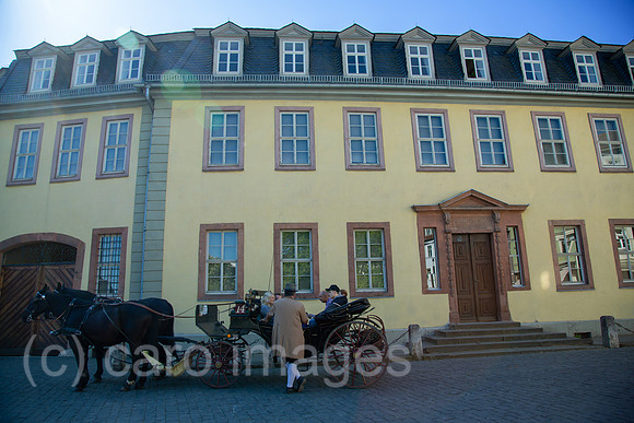 Deutschland, Weimar - Goethe Nationalmuseum, Goethes Wohnhaus und staendige Ausstellung LEBENSFLUTEN - TATENSTURM in der Altstadt