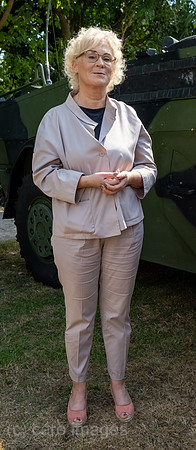 Deutschland, Warendorf - Christine Lambrecht, Bundesministerin der Verteidigung (SPD) beim Tag der Bundeswehr