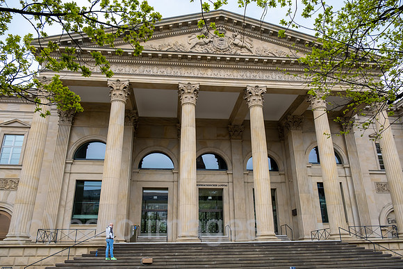 Deutschland, Hannover - Niedersaechsischer Landtag, Haupteingang