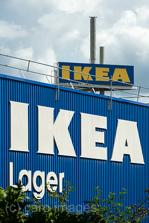 Deutschland, Stuhr - Ikea-Lager im Umland von Bremen
