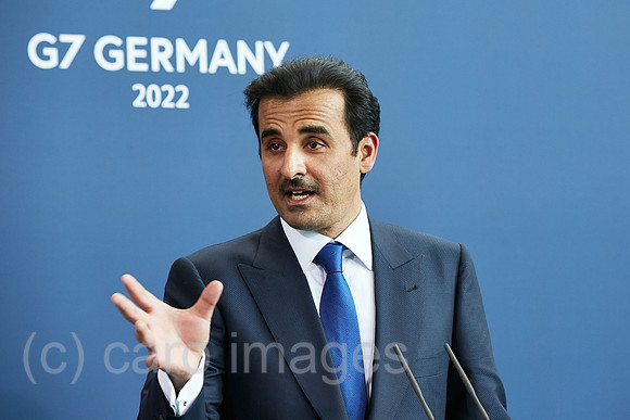 Berlin, Deutschland -  Der Emir von Katar Tamim bin Hamad Al Thani.