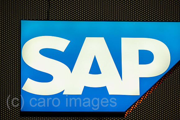 Deutschland, Hannover - Hannover-Messe, SAP-Logo