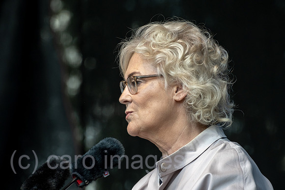 Deutschland, Warendorf - Christine Lambrecht, Bundesministerin der Verteidigung (SPD) beim Tag der Bundeswehr