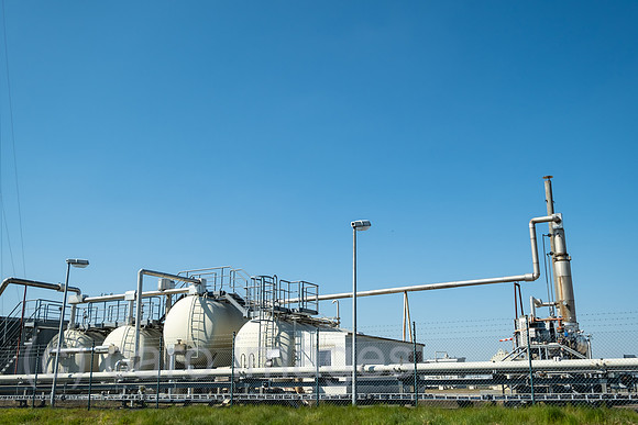 Deutschland, Staffhorst - Foerderbetrieb Gas Nord von Wintershall Dea Deutschland GmbH, Erdgasfoerderung