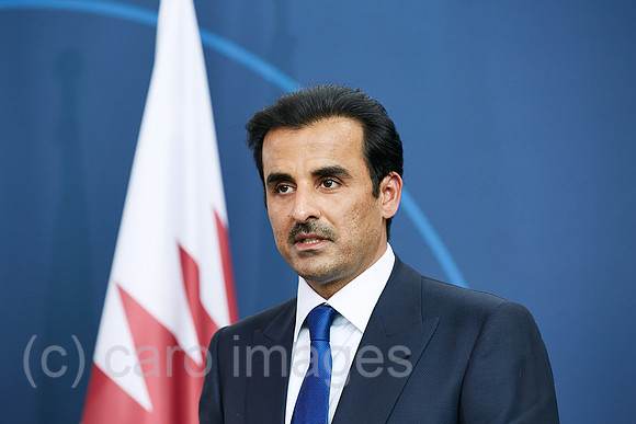 Berlin, Deutschland -  Der Emir von Katar Tamim bin Hamad Al Thani.