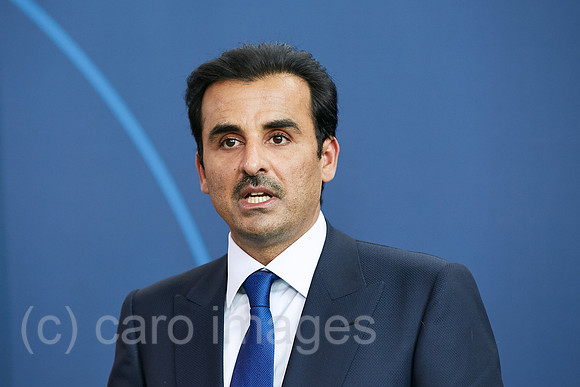 Berlin, Deutschland -  Der Emir von Katar Tamim bin Hamad Al Thani.