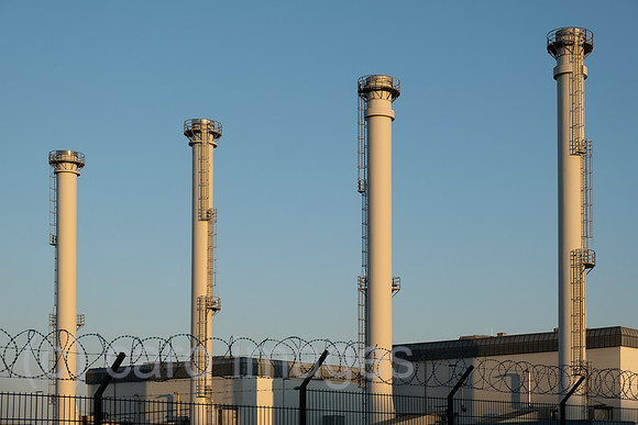 Deutschland, Rehden - Erdgasspeicher Rehden, Kapazitaet von ca. 4 Milliarden Kubikmeter, groesster Erdgasspeicher Westeuropas