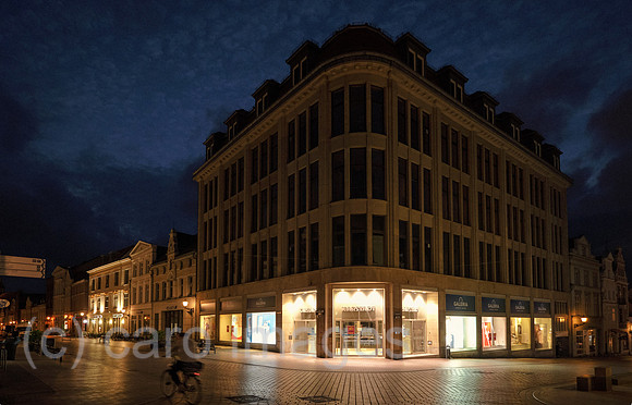 Deutschland, Wismar - GALERIA Karstadt Kaufhof, Das Stammhaus der Warenhauskette Karstadt (Gruendung 14. Mai 1881)