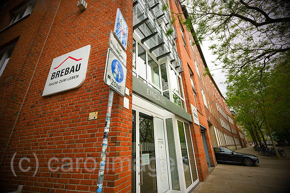 Deutschland, Bremen - Sitz der stadteigenen Wohnungsbaugesellschaft Brebau, ins Gerede gekommen wegen diskriminierender Vergabe bei Wohnungsvermietung