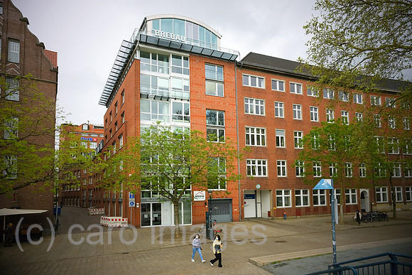 Deutschland, Bremen - Sitz der stadteigenen Wohnungsbaugesellschaft Brebau, ins Gerede gekommen wegen diskriminierender Vergabe bei Wohnungsvermietung