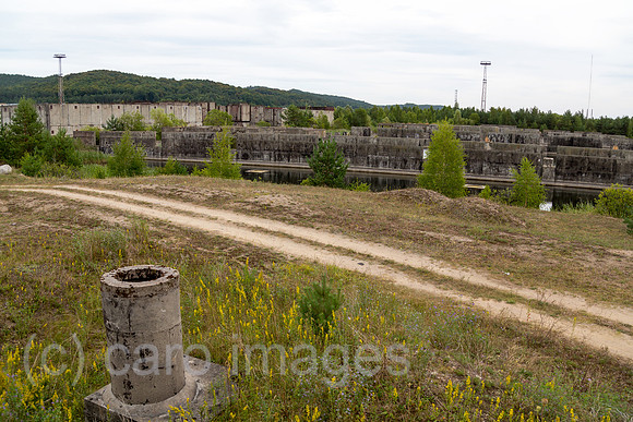 Polen, Pommern - Bauruine des Atomkraftwerk Zarnowiec