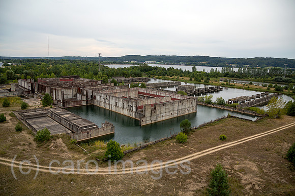 Polen, Pommern - Bauruine des Atomkraftwerk Zarnowiec