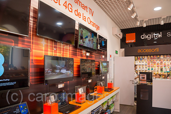 Republik Moldau, Chisinau - Filiale des Mobilfunkanbieters Orange