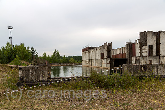 Polen, Pommern - Bauruine des Atomkraftwerk Zarnowiec