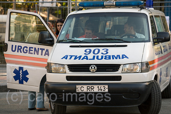 Republik Moldau, Chisinau - Ambulanz steht in Bereitschaft