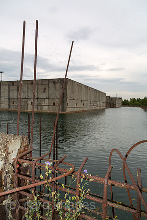 Polen, Pommern - Bauruine des Atomkraftwerk Zarnowiec