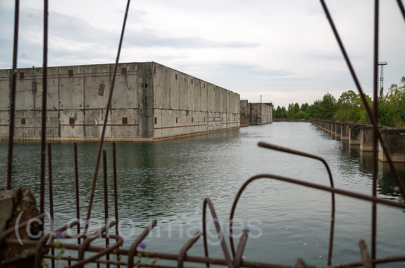 Polen, Pommern - Bauruine des Atomkraftwerk Zarnowiec