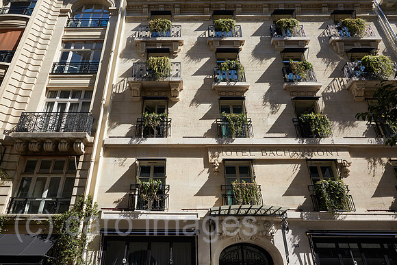 Paris, Ile-de-France, Frankreich - Das Hotel Bauchaumont in der Rue Bachaumont im 2. Arrondissement.