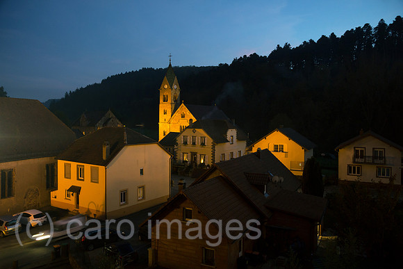 Frankreich, das Dorf Graufthal, Nordvogesen im Elsass