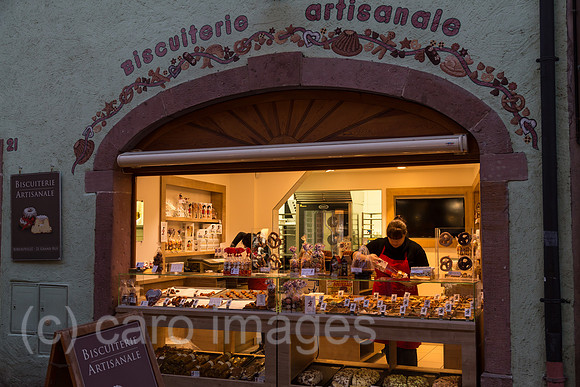 Frankreich, Ribeauville - Konditorei (Biscuiterie) im Elsass