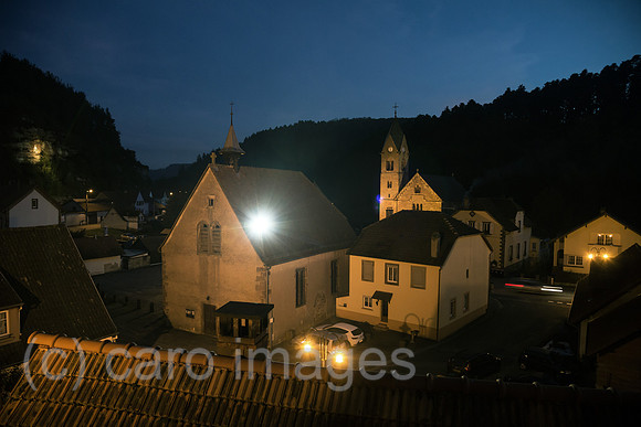 Frankreich, das Dorf Graufthal, Nordvogesen im Elsass