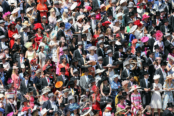 Royal Ascot, Fashion, audience at the racecourse