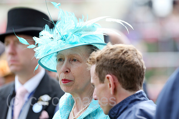 Royal Ascot, Grossbritannien, Portrait of HRH Princess Anne