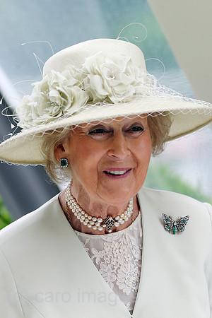 Royal Ascot, Portrait of HRH Princess Alexandra, Lady Ogilvy
