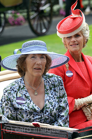 Royal Ascot, Portrait of The Lady Vestey (left) and The Lady de Mauley