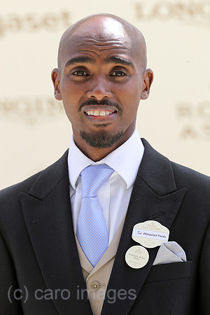 Royal Ascot, Portrait of Sir Mohamed Farah