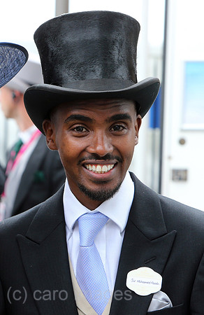 Royal Ascot, Portrait of Sir Mohamed Farah