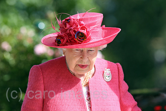 Royal Ascot, Portrait of HRH Queen Elizabeth the Second
