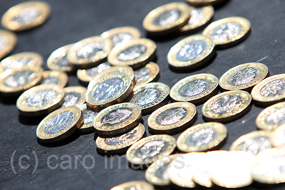 Royal Ascot, Grossbritannien, One Pound-Muenzen