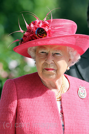 Royal Ascot, Grossbritannien, Portrait of HRH Queen Elizabeth the Second